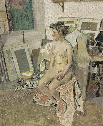 Nude in the Studio c1902 - Edouard Vuillard reproduction oil painting