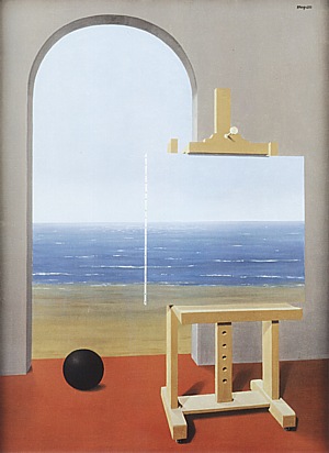 The Human Condition 1935 - Rene Magritte reproduction oil painting