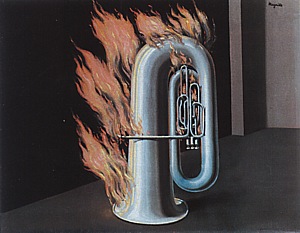 The Discovery of Fire c1934 - Rene Magritte reproduction oil painting