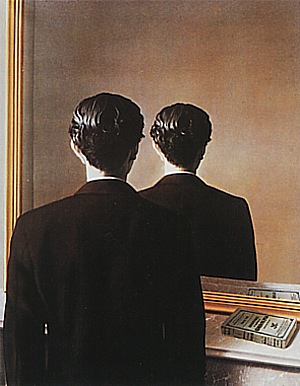 Reproduction Prohibited 1937 - Rene Magritte reproduction oil painting