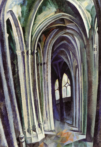 Saint Severin No 1 1909 - Robert Delaunay reproduction oil painting