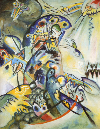 Blue Arch Ridge 1917 - Wassily Kandinsky reproduction oil painting