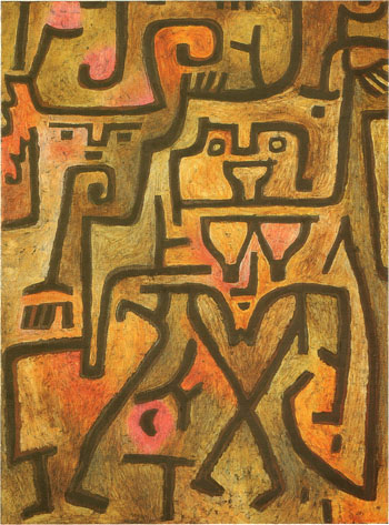 Forest Witches 1938 - Paul Klee reproduction oil painting