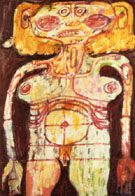 Female Nude 1945 - Jean Dubuffet reproduction oil painting