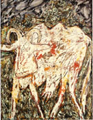 Cow with the Beautiful Muzzle 1954 - Jean Dubuffet