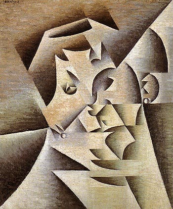 Portrait of the Artist's Mother 1912 - Juan Gris reproduction oil painting