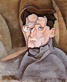 Portrait of Maurice Raynal 1912 - Juan Gris reproduction oil painting