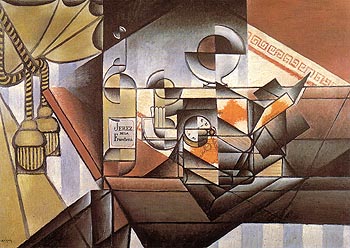 The Watch 1912 - Juan Gris reproduction oil painting