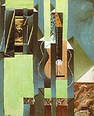 The Guitar 1913 - Juan Gris reproduction oil painting