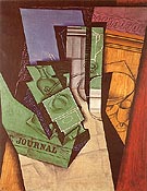 Breakfast 1915 - Juan Gris reproduction oil painting