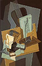The Book of Music 1922 - Juan Gris reproduction oil painting
