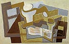 Guitar and Fruit Fish 1921 - Juan Gris reproduction oil painting