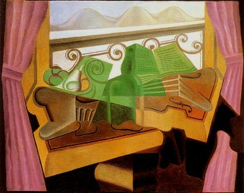 Open Window with Hills 1923 - Juan Gris reproduction oil painting