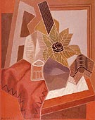 The Flower on the Table 1925 - Juan Gris reproduction oil painting