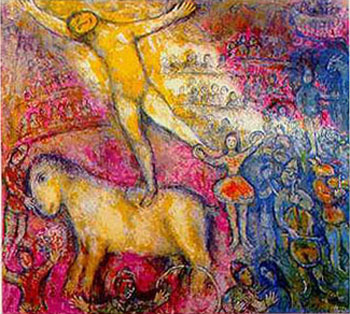 At the Circus - Marc Chagall reproduction oil painting