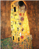 The Kiss Portrait Format - Gustav Klimt reproduction oil painting