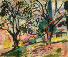 Promenade among the Olive Trees - Henri Matisse reproduction oil painting