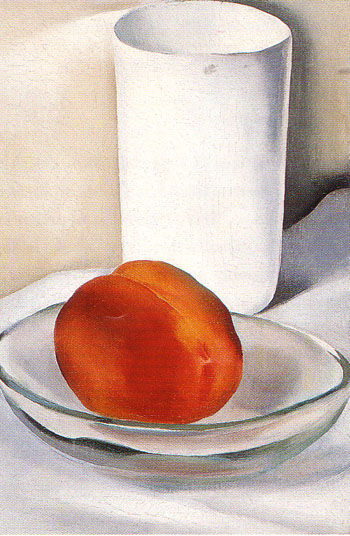 Peach and Glass 1927 - Georgia O'Keeffe reproduction oil painting