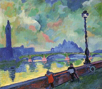The Thames at Wesminster Bridge 1906 - Andre Derain reproduction oil painting