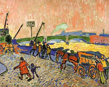 The Banks of the Thames 1906 - Andre Derain reproduction oil painting