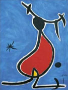 Dona Amb Capell Bonic Estel - Joan Miro