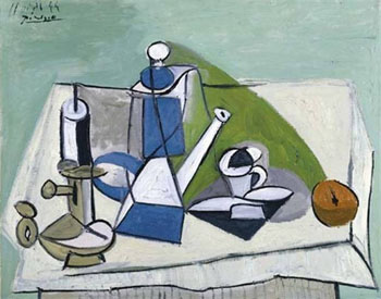 Nature Morte a la Cafetiere 1944 - Pablo Picasso reproduction oil painting