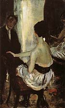 Seated Actress With Mirror 1903 - William Glackens