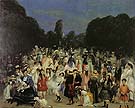 In the Buen Retiro 1906 - William Glackens reproduction oil painting