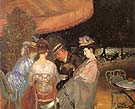 Cafe De La Paix - William Glackens reproduction oil painting