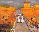 Cape Cod Pier 1908 - William Glackens reproduction oil painting
