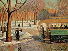 The Green Car 1910 - William Glackens reproduction oil painting