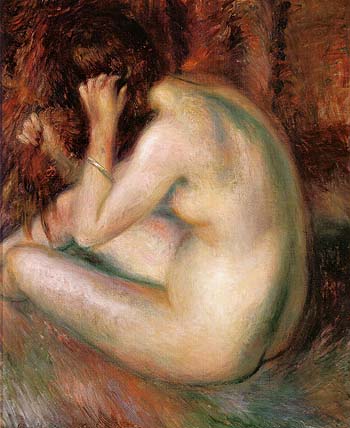 Back of Nude 1930 - William Glackens reproduction oil painting