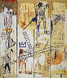 Leonardo da Vinci s Greatest Hits 1982 - Jean-Michel-Basquiat reproduction oil painting