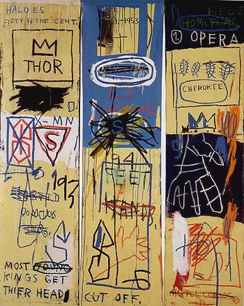 Charles the First 1982 - Jean-Michel-Basquiat reproduction oil painting