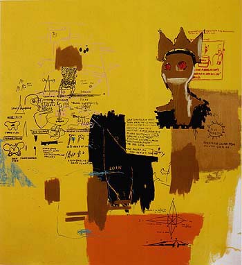 Untitled from the Blue Ribbon 2 series 1984 - Jean-Michel-Basquiat reproduction oil painting