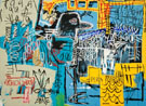 Bird on money 1981 - Jean-Michel-Basquiat reproduction oil painting
