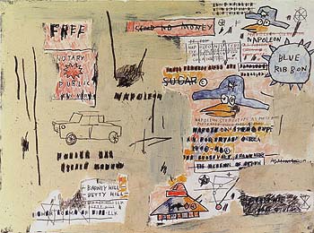Napoleno Sterotype as Portrayed - Jean-Michel-Basquiat reproduction oil painting