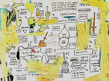 Techu Anpu - Jean-Michel-Basquiat reproduction oil painting