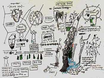 Titian - Jean-Michel-Basquiat reproduction oil painting