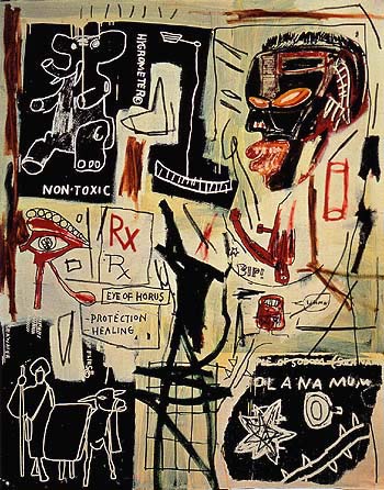 Melting Point of Ice 1984 - Jean-Michel-Basquiat reproduction oil painting
