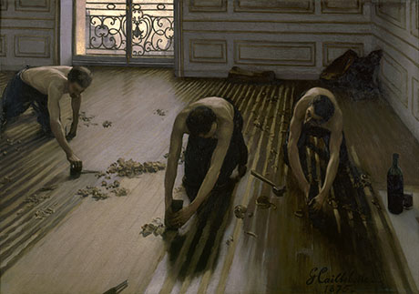 Floor Scrapers 1875 - Gustave Caillebotte reproduction oil painting