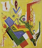 Yellow Predominance 1949 - Hans Hofmann reproduction oil painting