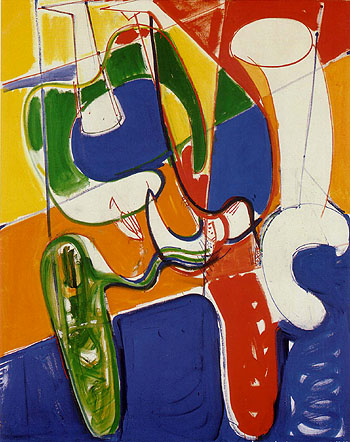 Gestation - Hans Hofmann reproduction oil painting