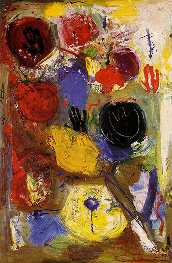 The Third Hand 1947 - Hans Hofmann reproduction oil painting