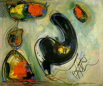 Misterious Approach II 1946 - Hans Hofmann reproduction oil painting