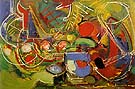 Abundance 1947 - Hans Hofmann reproduction oil painting