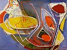 Obliquite 1947 - Hans Hofmann reproduction oil painting