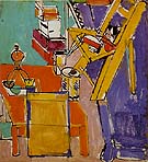 The Artist Version II 1942 - Hans Hofmann reproduction oil painting