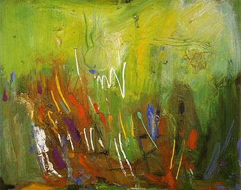 First Sprouting 1961 - Hans Hofmann reproduction oil painting