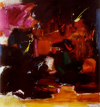 Summer Night Bliss 1961 - Hans Hofmann reproduction oil painting